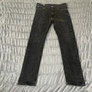 Levis 510 Skinny Fit Jeans Mens 32x29 Black Faded Stretch Denim 05510-1129